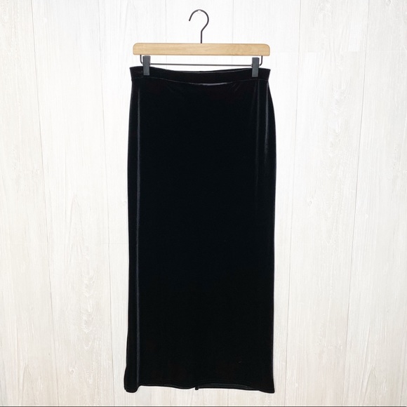 Vintage Dresses & Skirts - Vintage | Kathie Lee Collection Velvet Skirt Sz. S